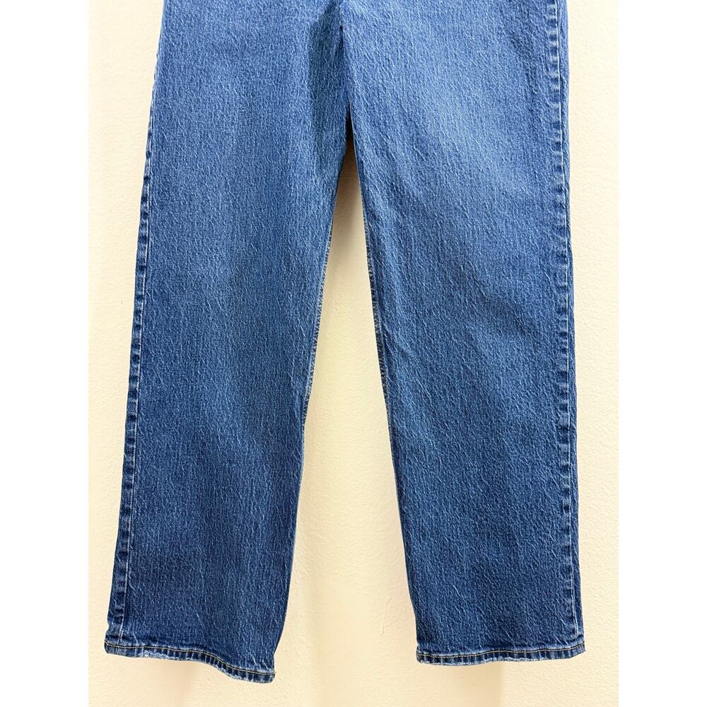 Abercrombie & Fitch The Vintage Straight High Rise Blue Jeans 29/8L Curve Love - Picture 5 of 11